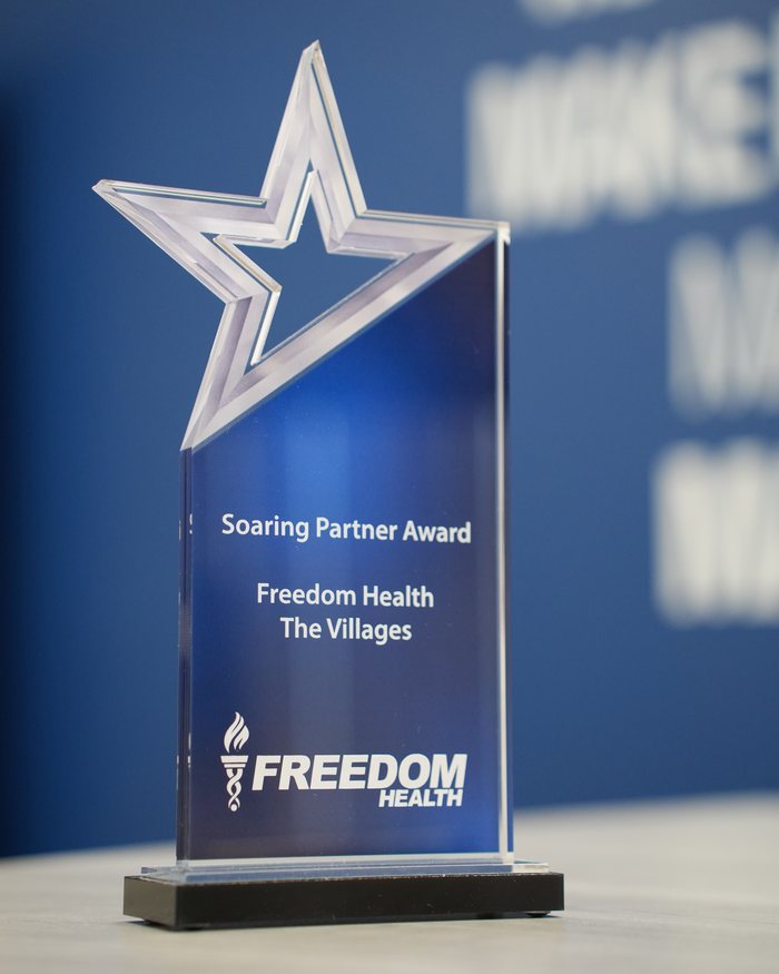 Freedom Health Soaring Partner Award for The Villages